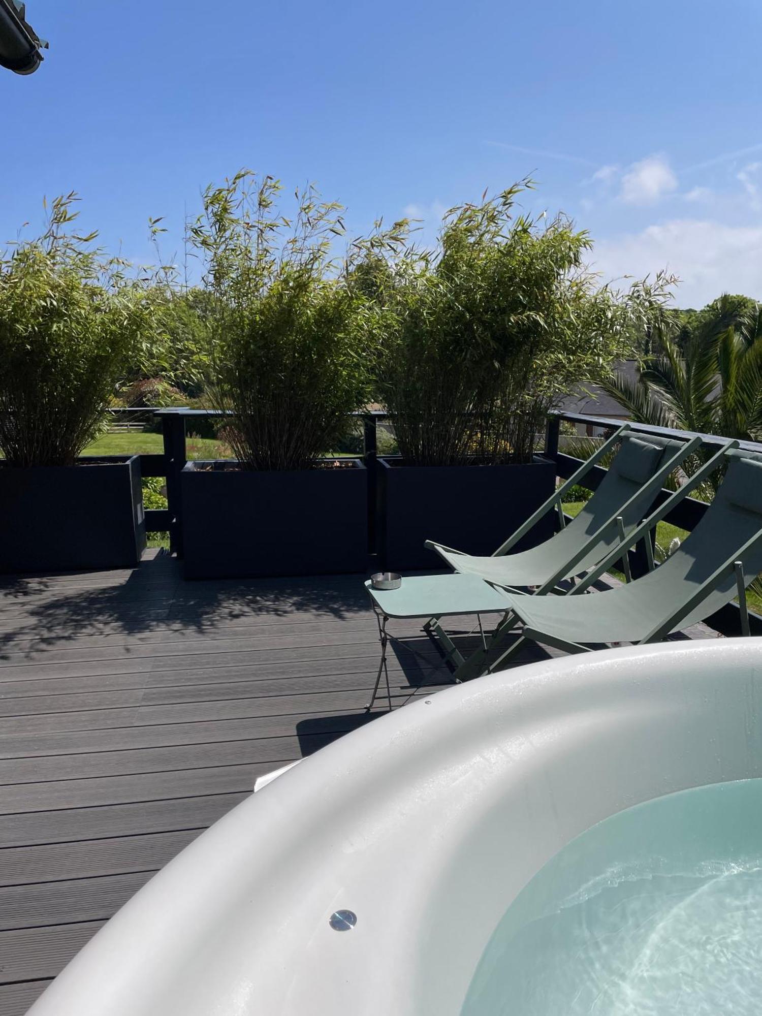 Scorfel Lodge, Northwood, Bain Nordique, Terrasse Trégastel Buitenkant foto